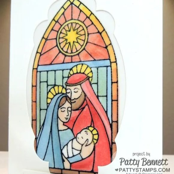 Retired Stampin Up Gentle Peace Photopolymer Cling Stamp Set - Picture 6 of 14